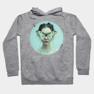 Masked in Beauty: Butterfly Whispers Hoodie